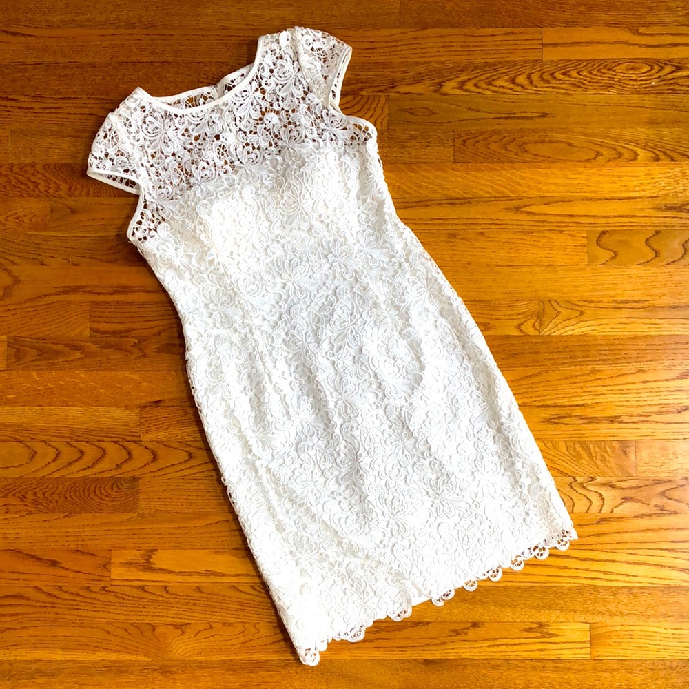 Adrianna Papell Lace Sheath Dress